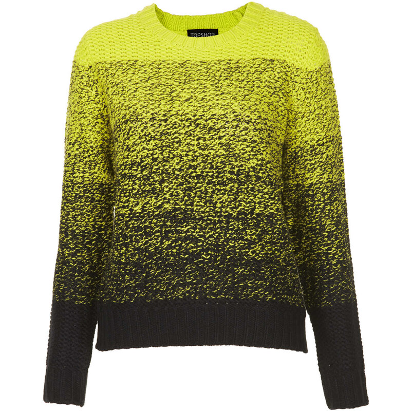 Topshop Knitted Ombre Jumper