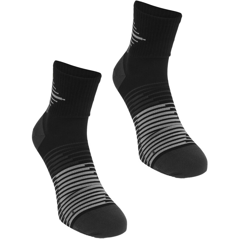 Nike Two Pack Running Socks Mens, black