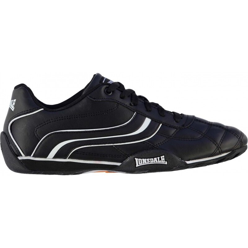 Lonsdale Camden Mens Trainers, black/white