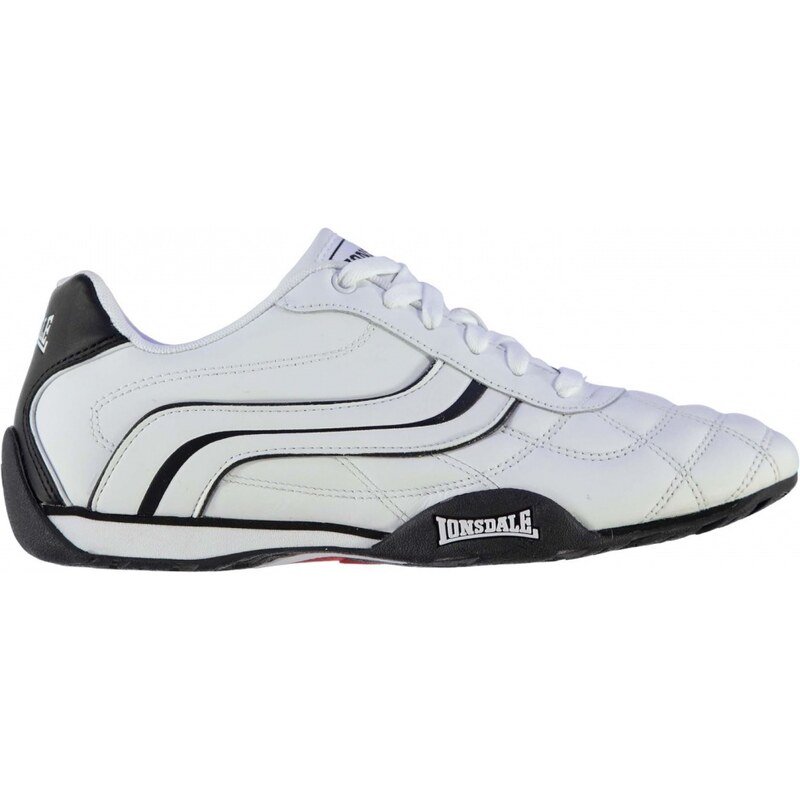 Lonsdale Camden Mens Trainers, white/black
