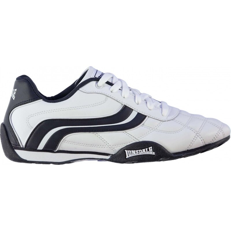 Lonsdale Camden Mens Trainers, white/navy