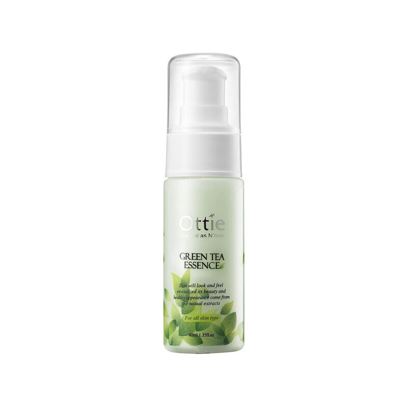 Ottie Korea Green Tea výživná a hydratační pleťová esence se zeleným čajem 30 ml