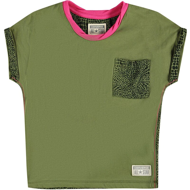 Converse 25J Short Sleeve T Shirt Infant Girls, green