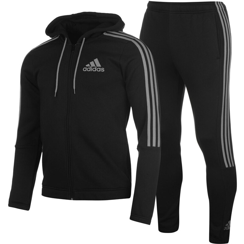 Adidas three stripe jogger best sale suit mens