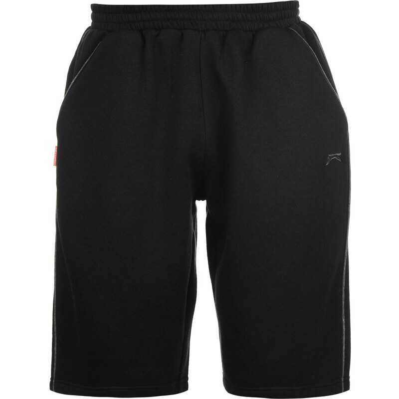 Slazenger Fleece Shorts Mens, black