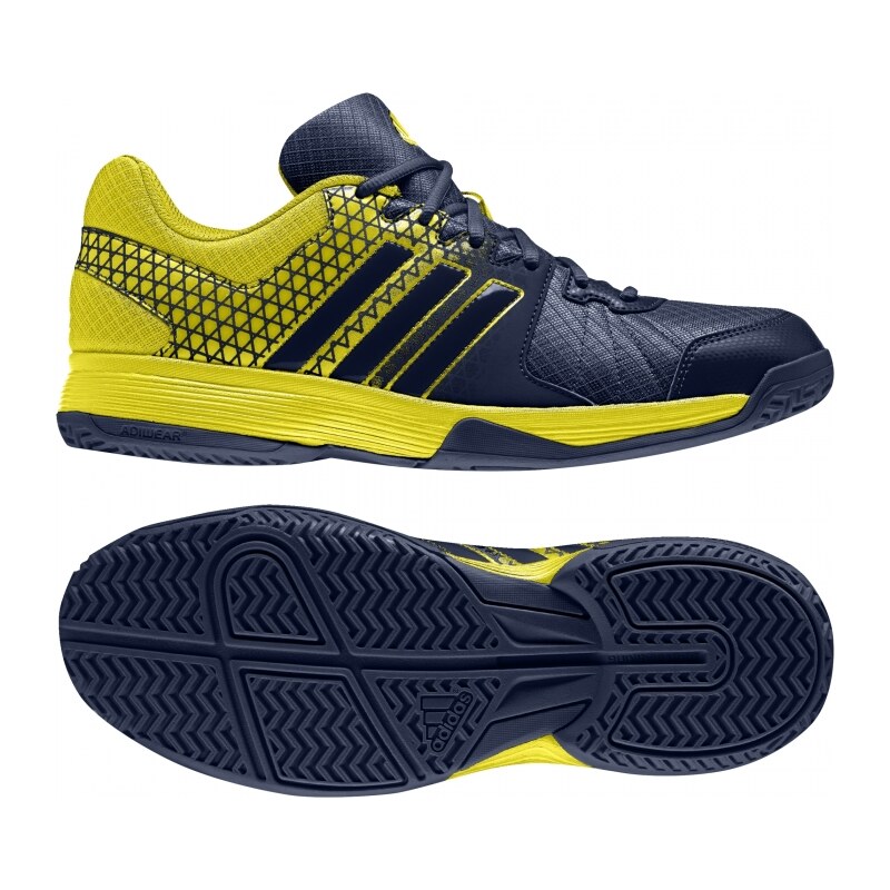 Sálové boty adidas Performance Ligra 4 (Tmavě modrá / Žlutá) - GLAMI.cz
