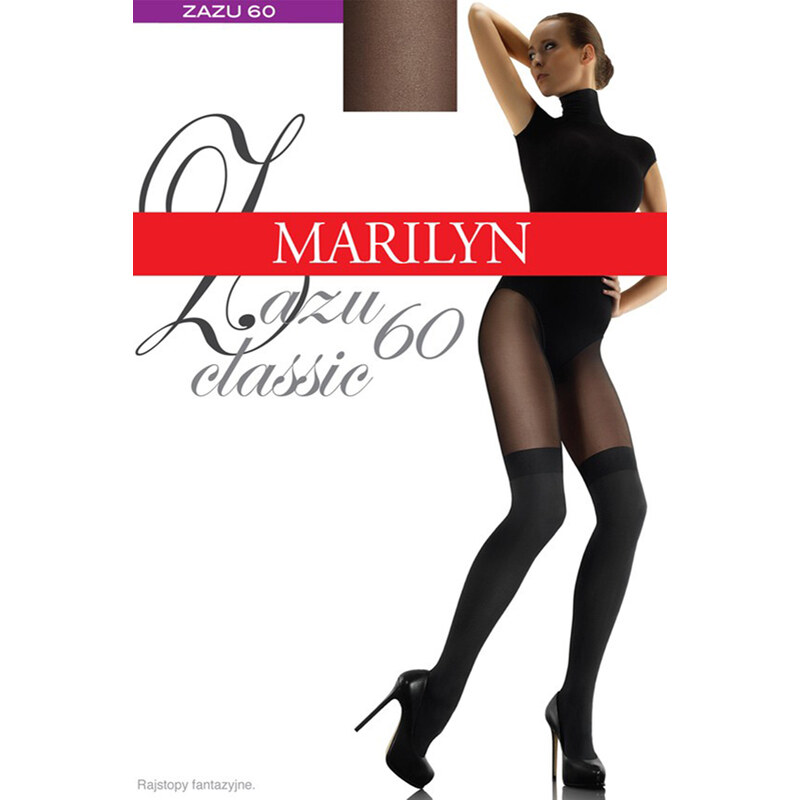 Marilyn Černé punčochy Zazu Classic 60DEN
