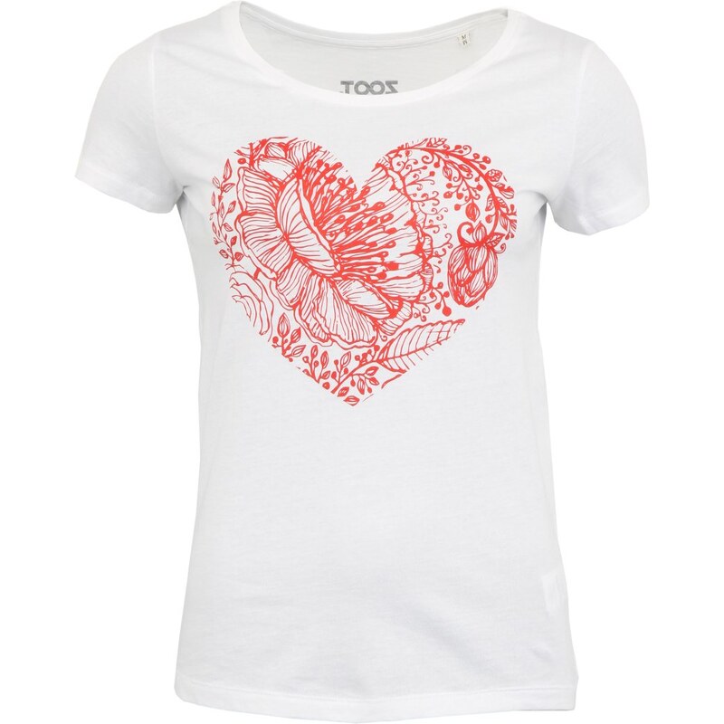 Dámské bílé tričko ZOOT Originál Heart