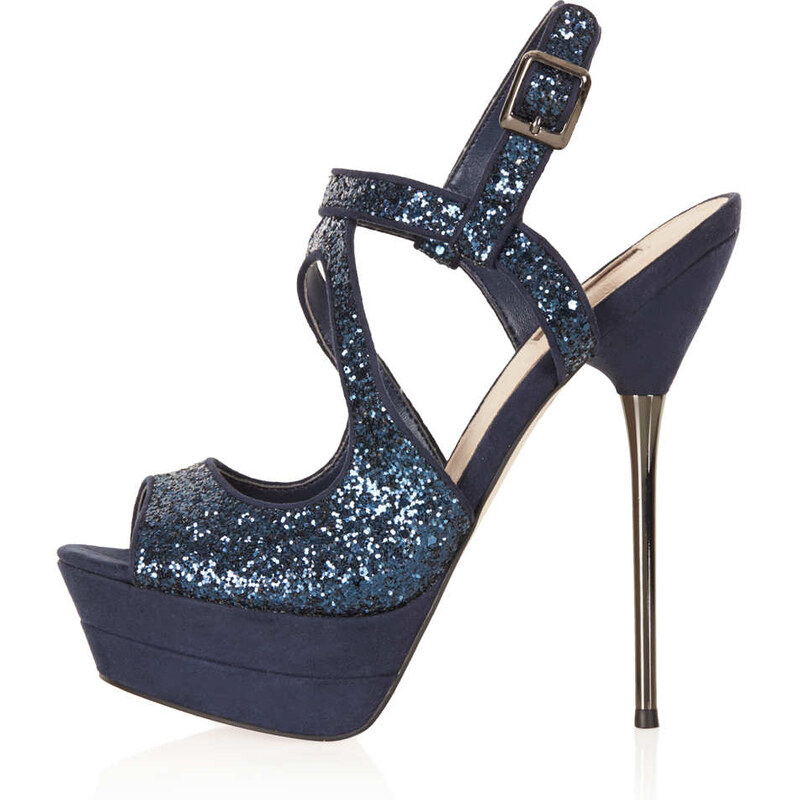 Topshop LIKEWISE Glitter Sandals