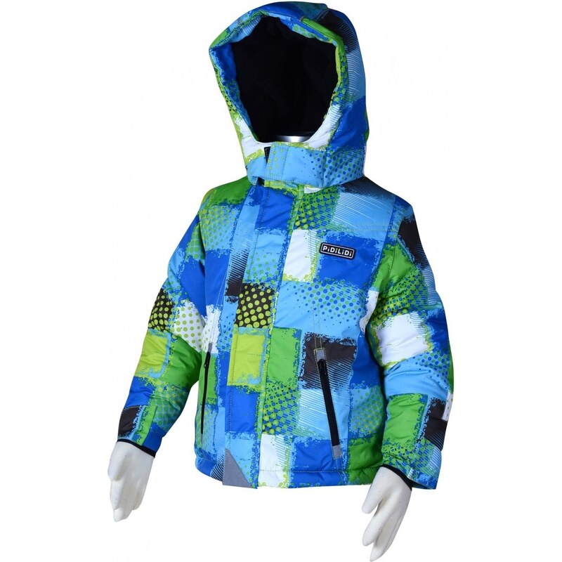 PIDILIDI Chlapecká lyžařská bunda - barevná