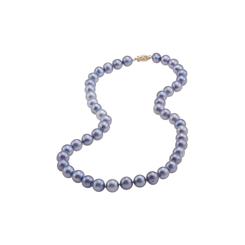 Modrý perlový náhrdelník KLENOTA