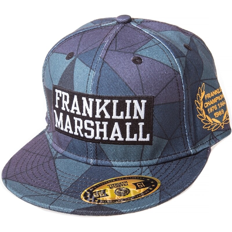 Franklin & Marshall Kšiltovka Modrá Zelená