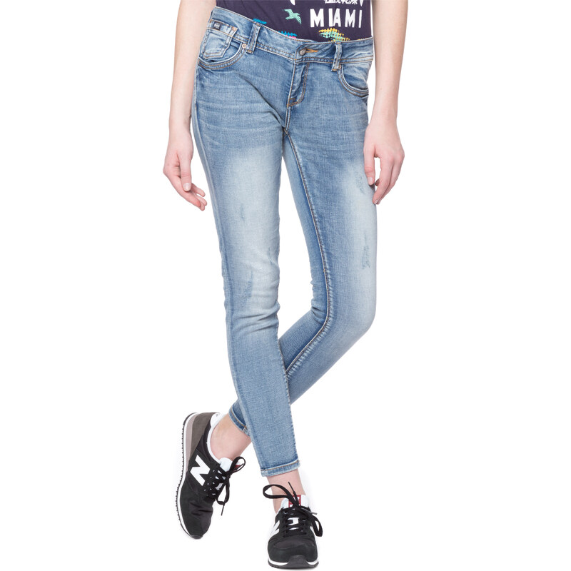 SuperDry Cassie Jeans Modrá