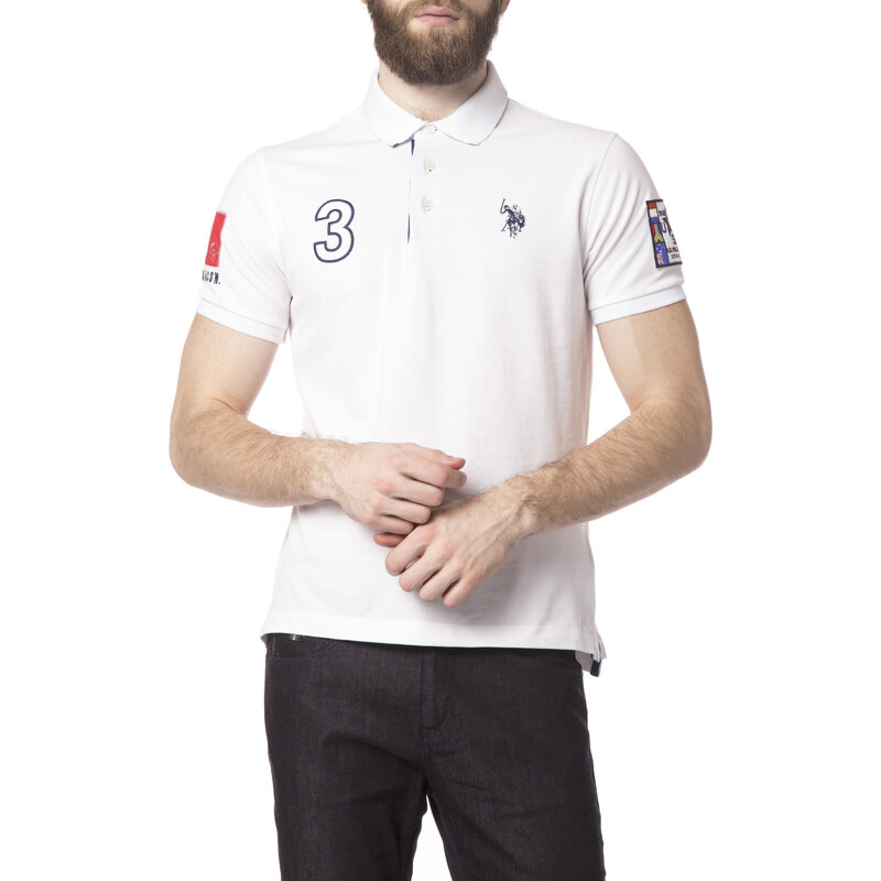 U.S. Polo Assn Polo triko Bílá