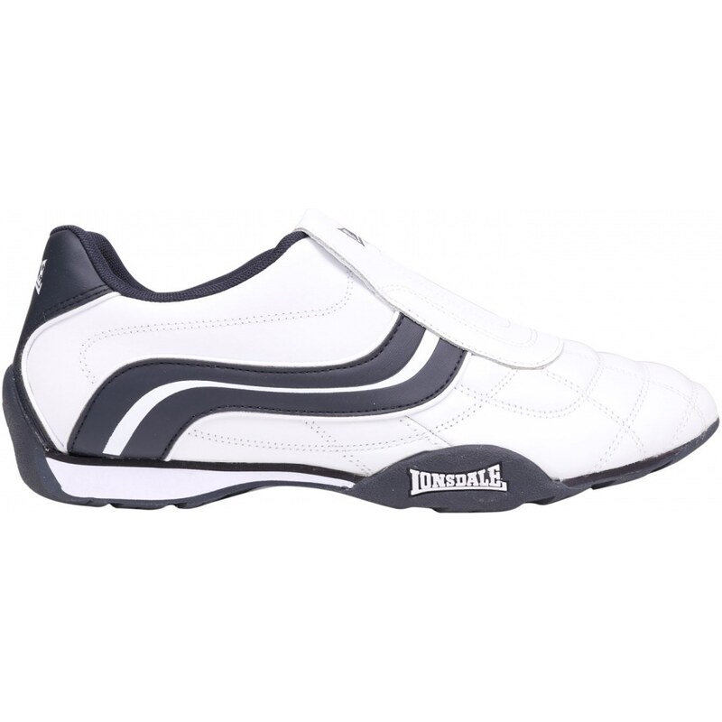 Lonsdale Camden Slip Mens Trainers, white/navy