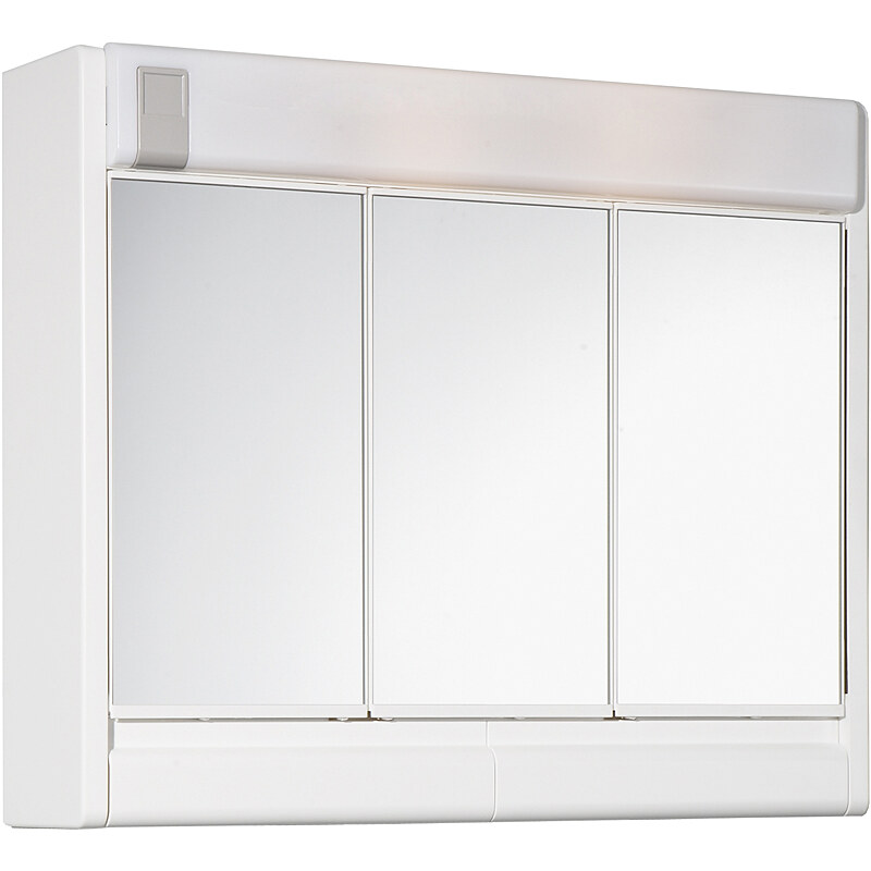 Jokey Plastik RUBÍN Zrcadlová skříňka se žárovkou 2x40 W - bílá