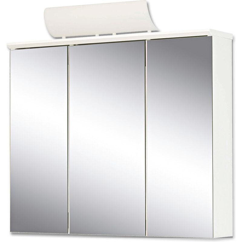 Jokey Plastik MANOS Zrcadlová skříňka se zářivkou - bílá