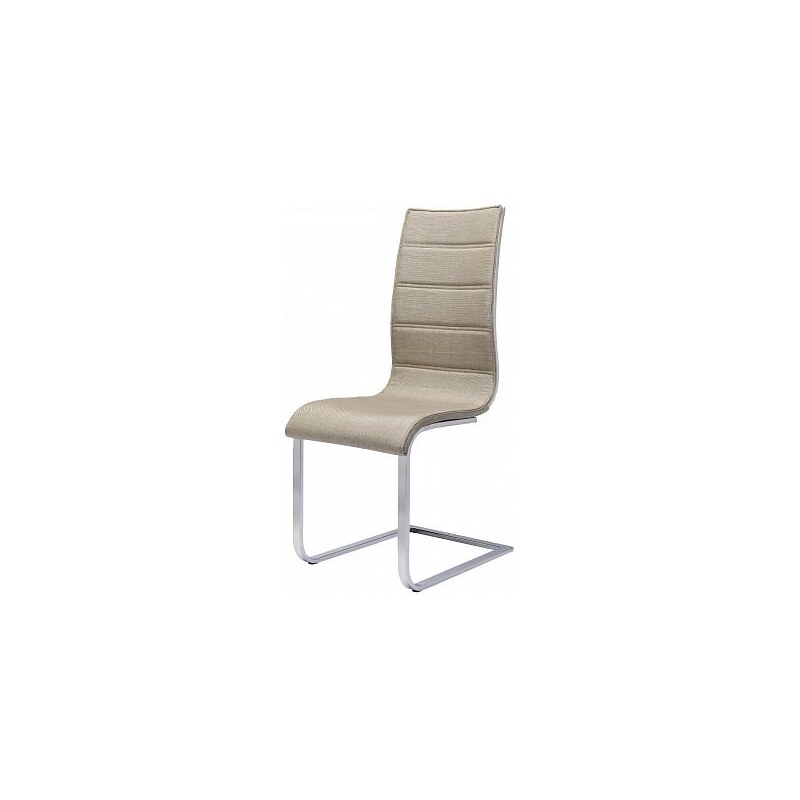 Jídelní židle K104 béžovo-bílá