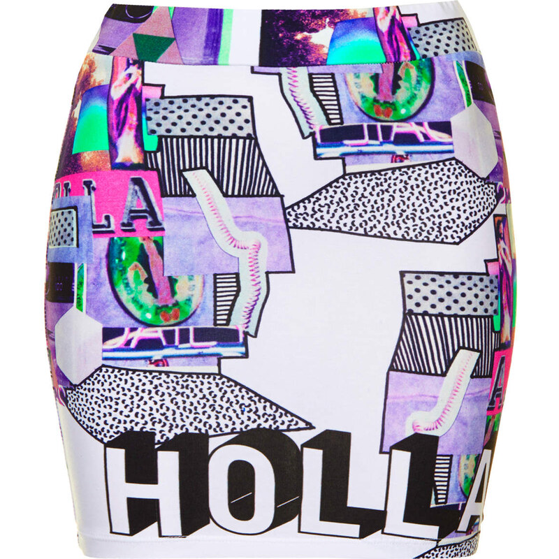 Topshop **Holla Mini Skirt by Illustrated People