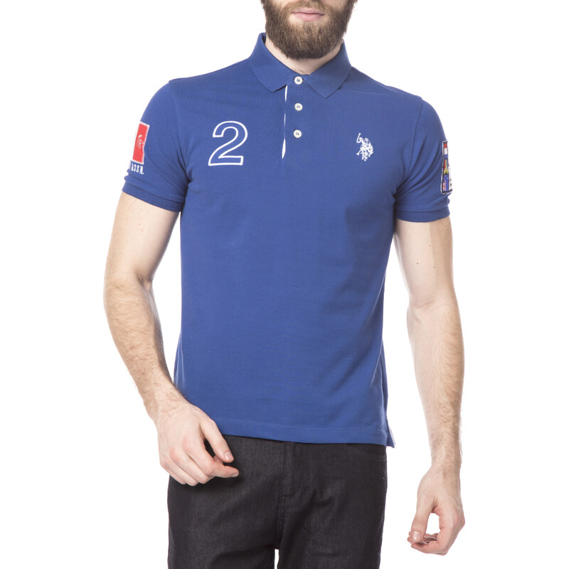 U.S. Polo Assn Polo triko Modrá