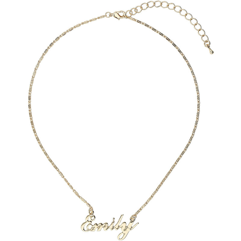 Topshop Emily Name Necklace