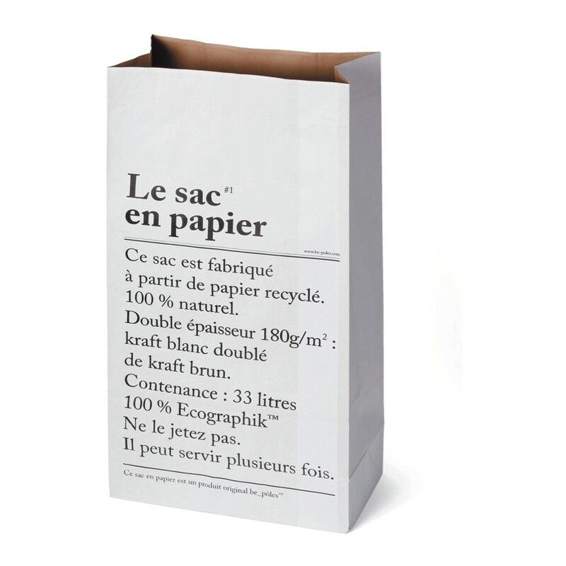 be-pôles Papírový pytel Le Sac En Papier