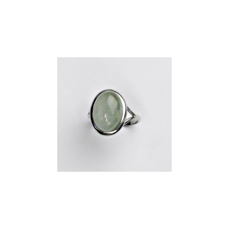 Stříbrný prsten, přírodní kámen beryl - T 1454 15941027