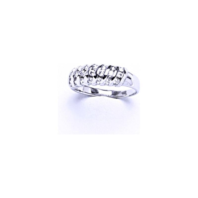 Stříbrný prsten se syntetickým zirkonem t 1518 15941053