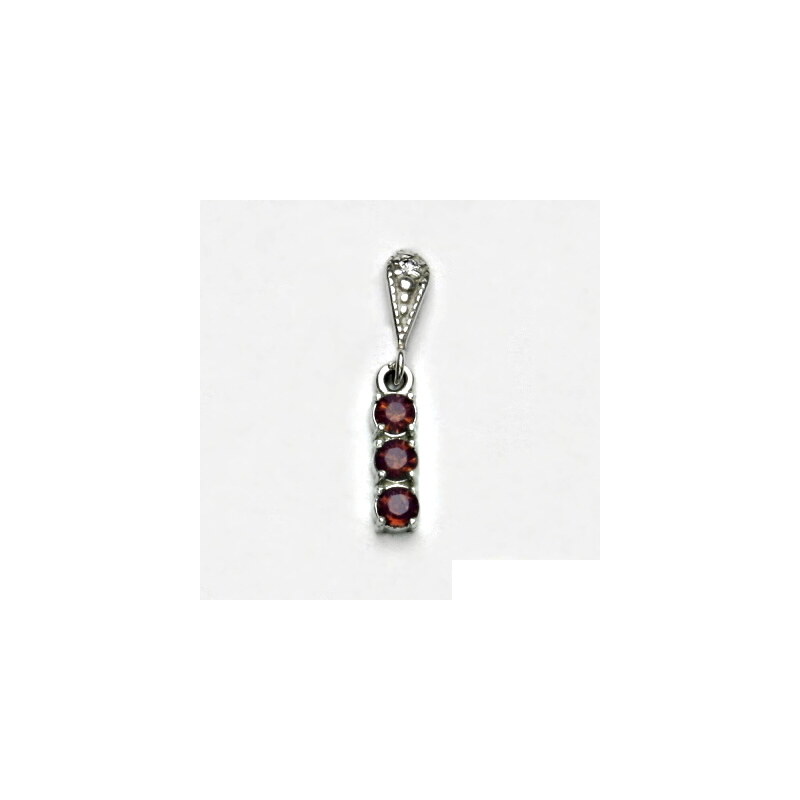 Stříbrný přívěsek, Swarovski krystaly cyclamen opal, 15941095