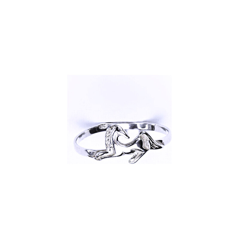 Stříbrný prsten, stříbrné šperky, kůň, T 60 15941130
