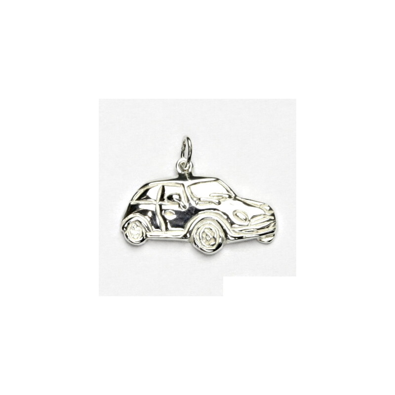 Čištín s.r.o. Stříbrný přívěsek, auto, přívěšek ze stříbra,