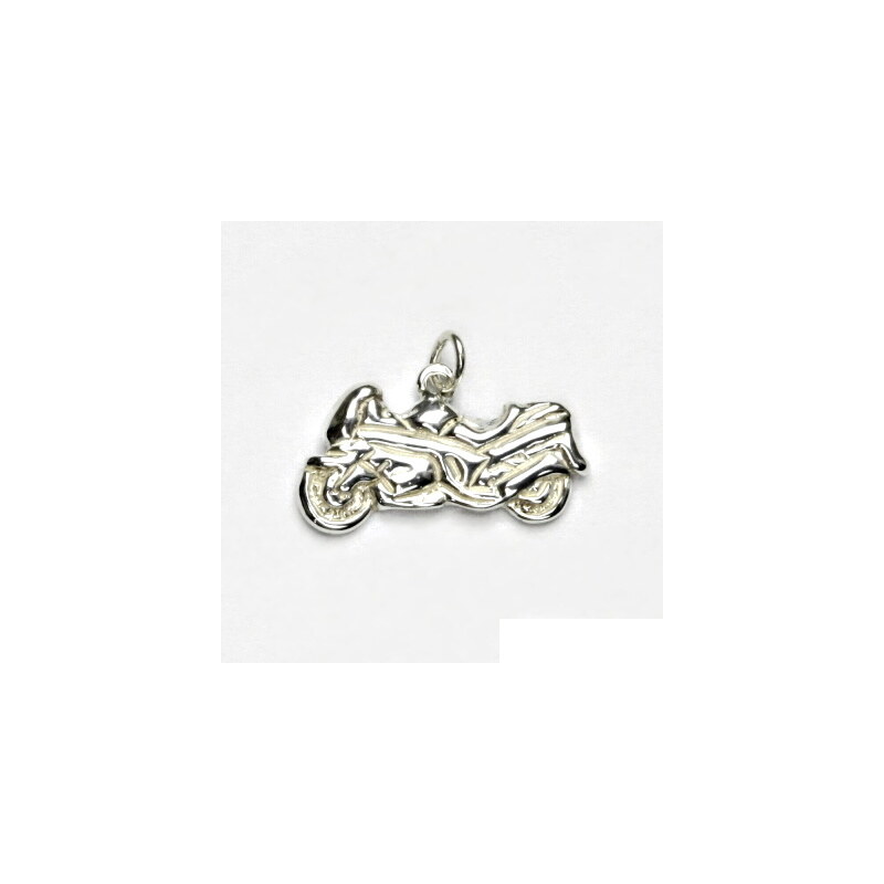 Stříbrný přívěsek, motorka, přívěšek ze stříbra, stříbro 15941187