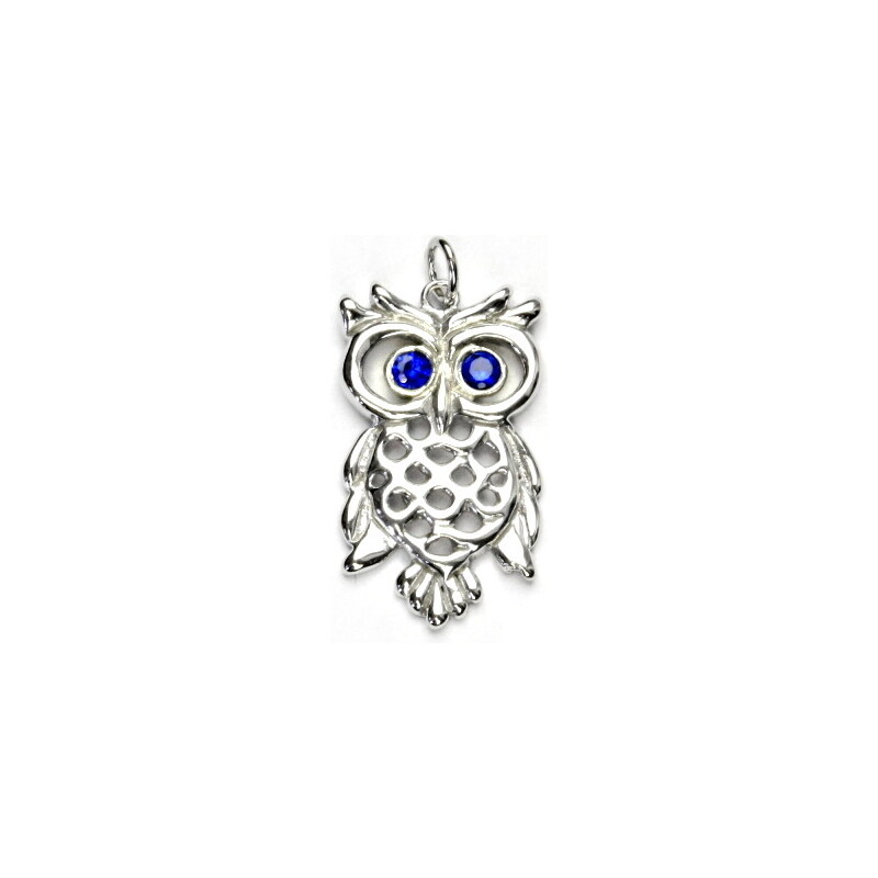 Čištín s.r.o. Stříbrný přívěsek, zirkon spinel přívěšek ze
