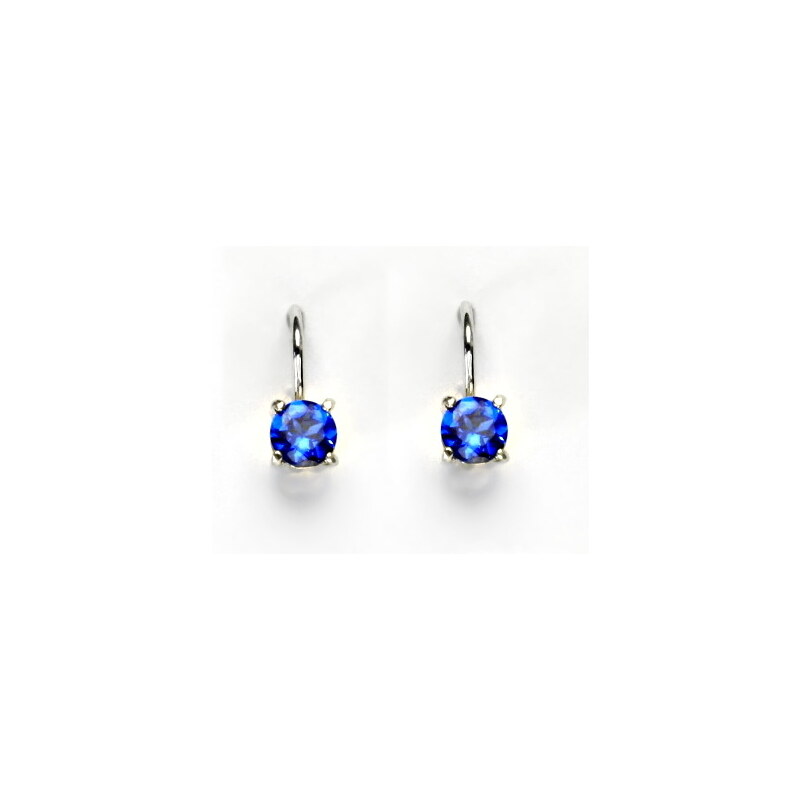 Čištín s.r.o. Stříbrné náušnice, zirkon spinel - NK 1251