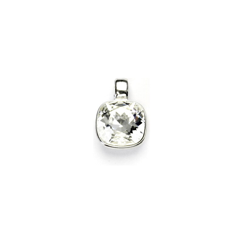 Čištín s.r.o. Stříbrný přívěsek se Swarovski čiré krystaly,