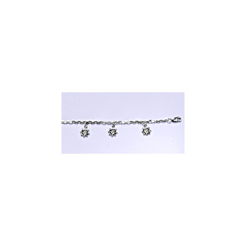 Stříbrný náramek s kormidly, náramek stříbrný R 890 15942429