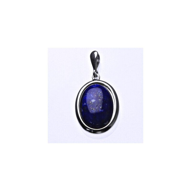 Čištín s.r.o. Stříbrný přívěsek, přírodní lapis lazuli, lazurit