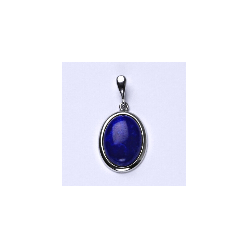 Čištín s.r.o. Stříbrný přívěsek, přírodní lapis, přívěsek s