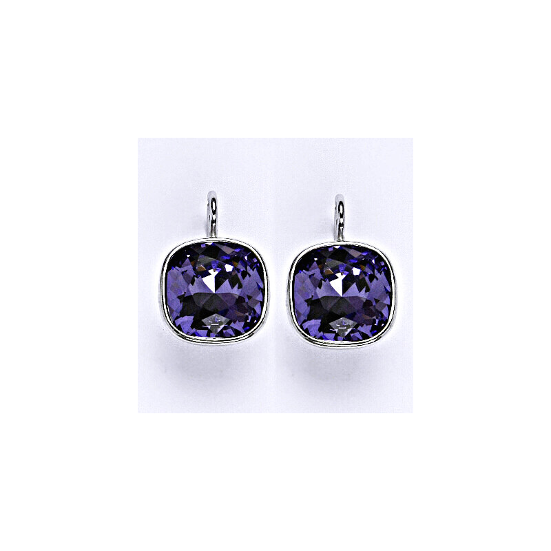Čištín s.r.o. 1 Stříbrné náušnice se Swarovski krystalem