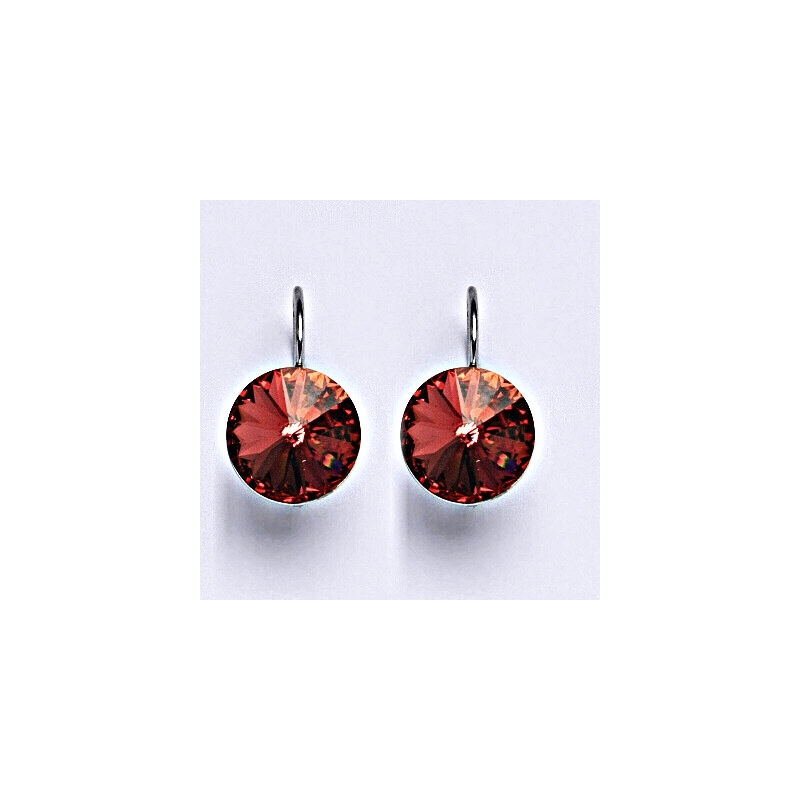 Stříbrné náušnice se Swarovski krystaly Rivoli 15943750
