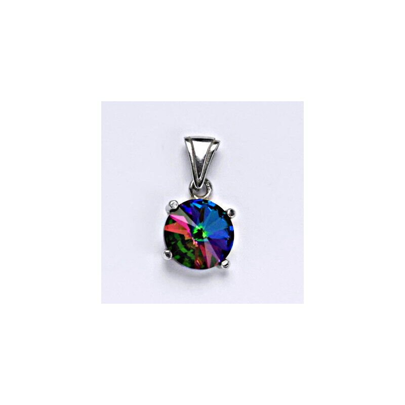Čištín s.r.o. Stříbrný přívěšek se Swarovski krystalem vitrail