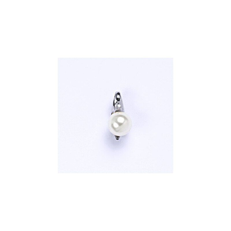 Stříbrný přívěšek , Swarovski bílá perla - P 1104 /6 mm 15944753