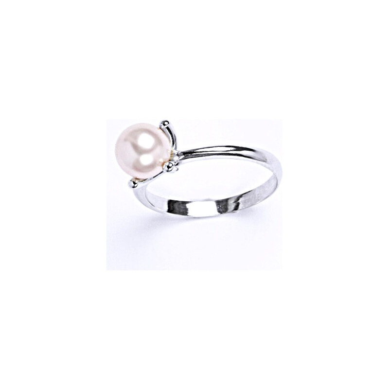 Stříbrný prsten se Swarovski perlou rosaline, T 1400 15944776