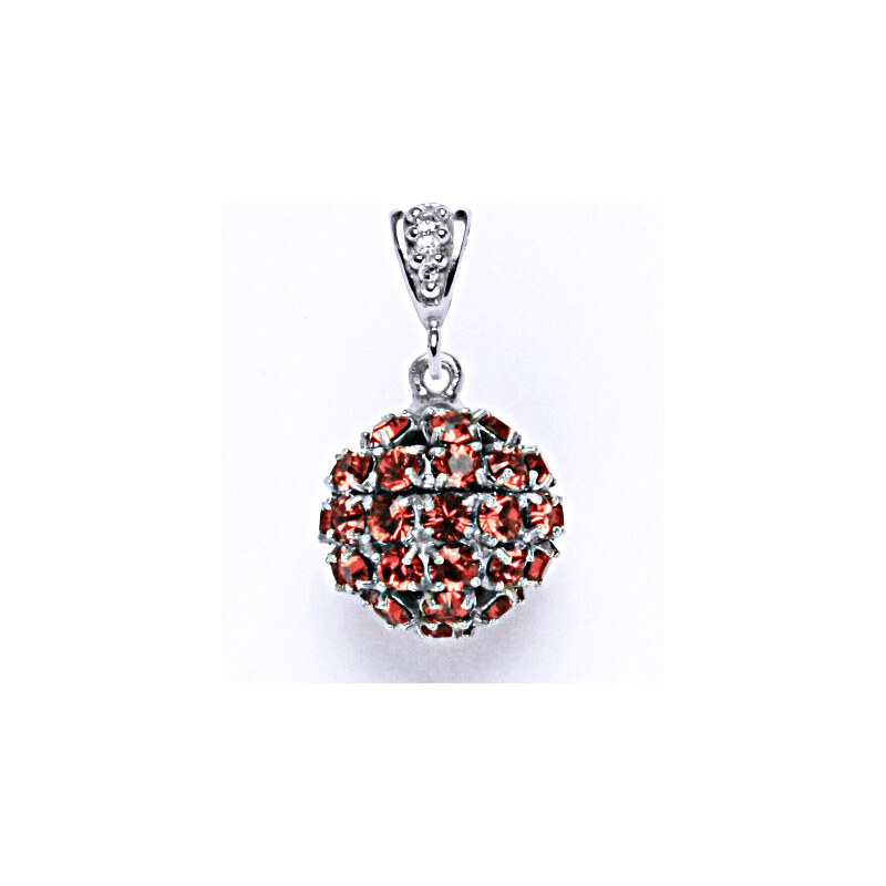 Čištín s.r.o. Koule se Swarovski krystalem paparadscha přívěšek