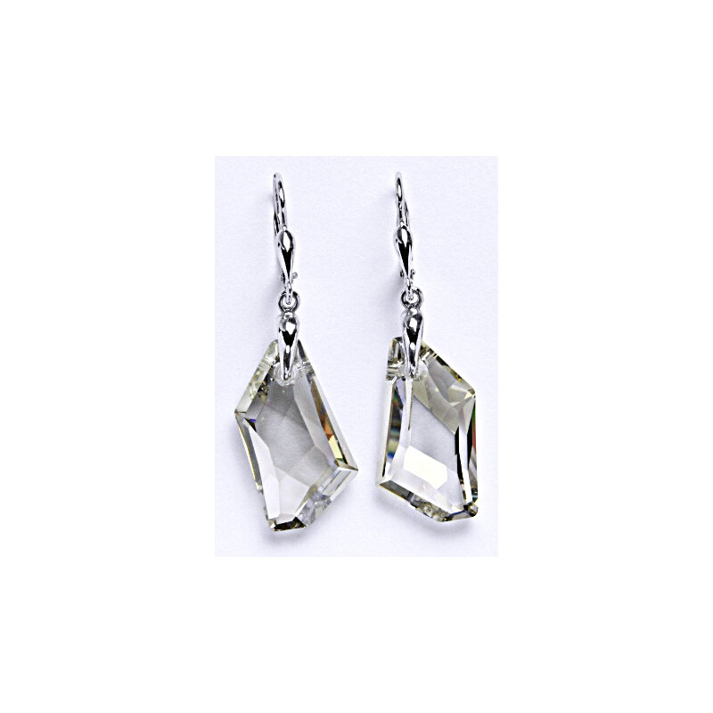 Čištín s.r.o. Stříbrné naušnice s krystaly Swarovski silver