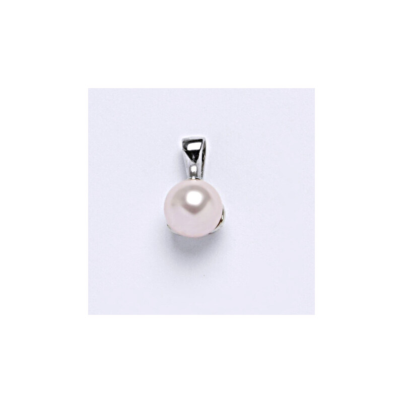 Čištín s.r.o. Přívěšek stříbrný. šperk. Swarovski perla rosaline