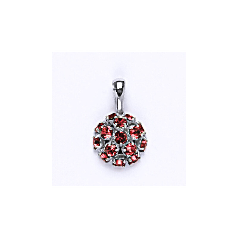 Čištín s.r.o. Stříbrný přívěšek se Swarovski krystaly indiana