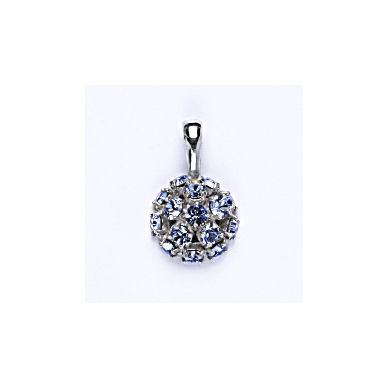 Čištín s.r.o. Stříbrný přívěšek se Swarovski krystaly light