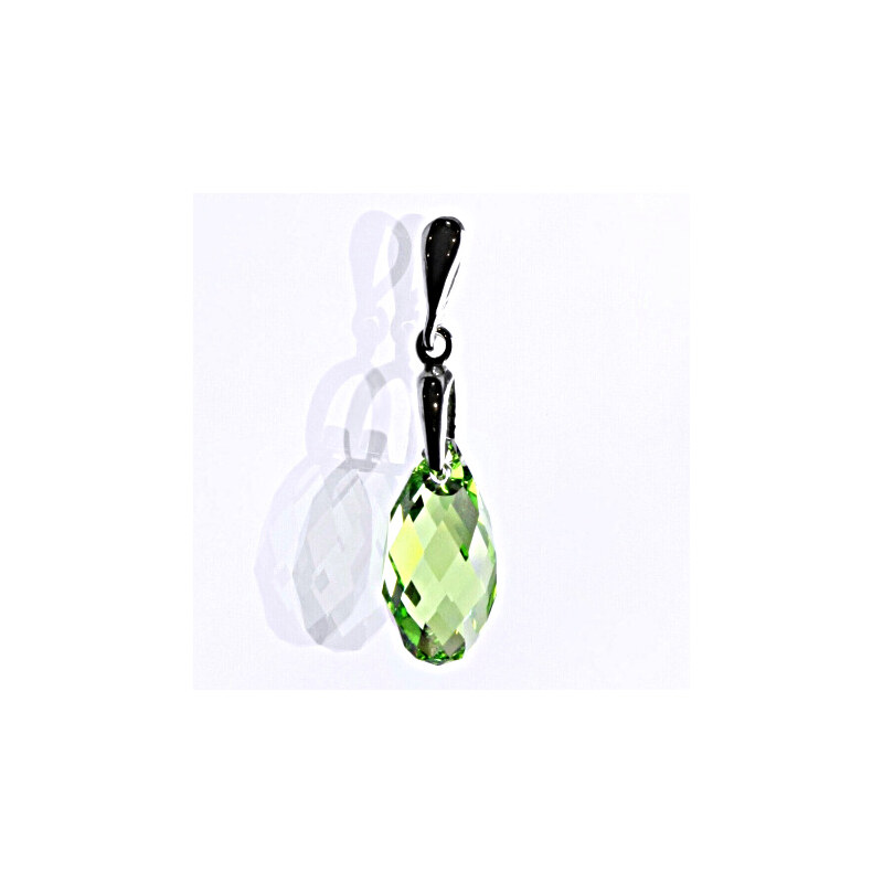 Čištín s.r.o. Stříbrný přívěšek se Swarovski krystaly peridot 17