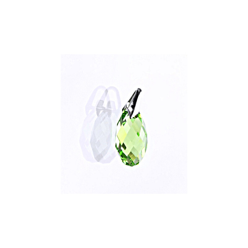 Čištín s.r.o. Stříbrný přívěšek se Swarovski krystalem peridot